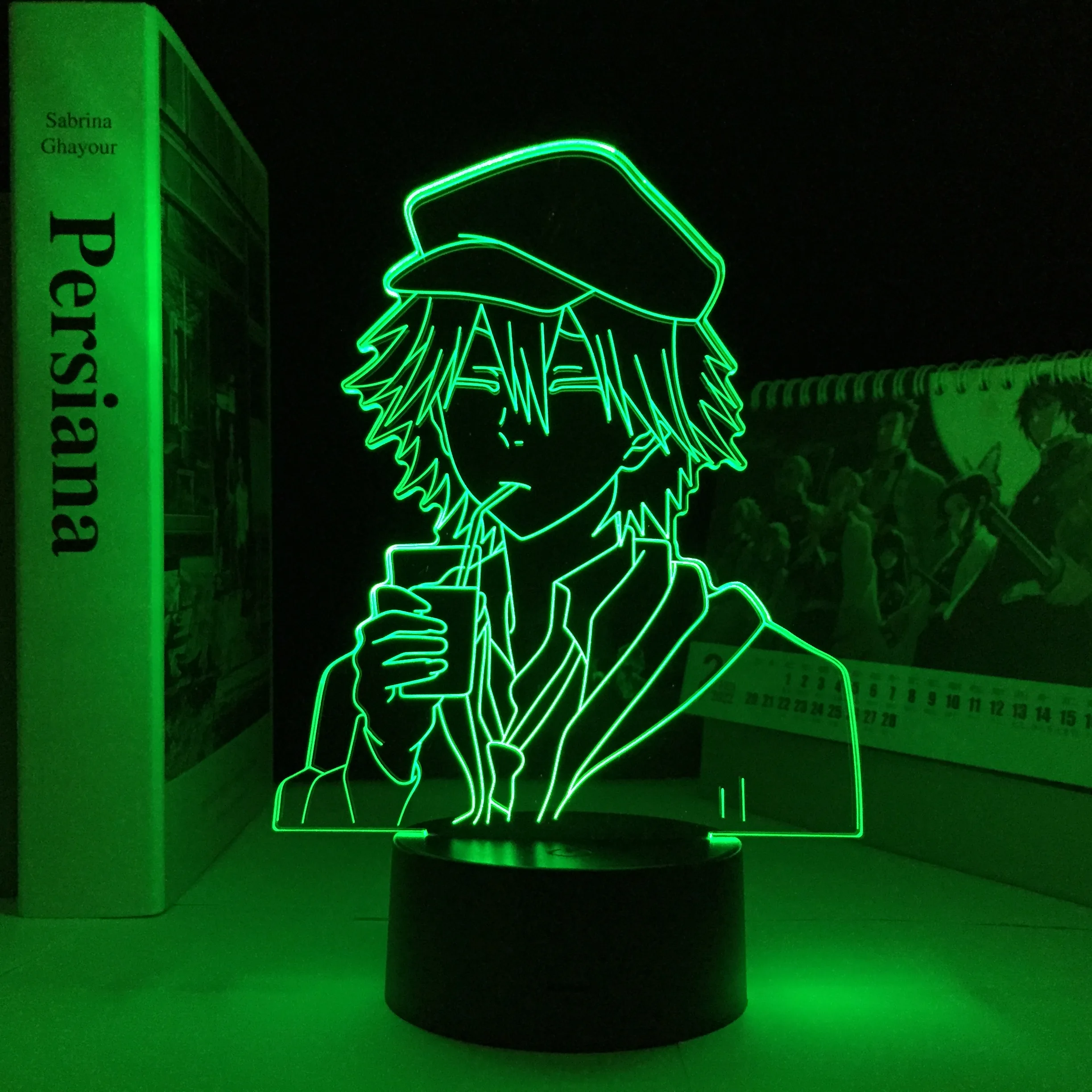 

Bungo Stray Dogs Ranpo LED Light for Bedroom Decoration Nightlight Birthday Gift Room Decor 3D Table Lamp Anime Bungo Stray Dogs