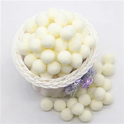 10light yellow Мульти Размеры красочными помпонами куклы DIY одежды материал ручной работы мягкие пушистые Помпоны мяч для детские игрушки «сделай сам» Аксессуары - Цвет: 10light yellow