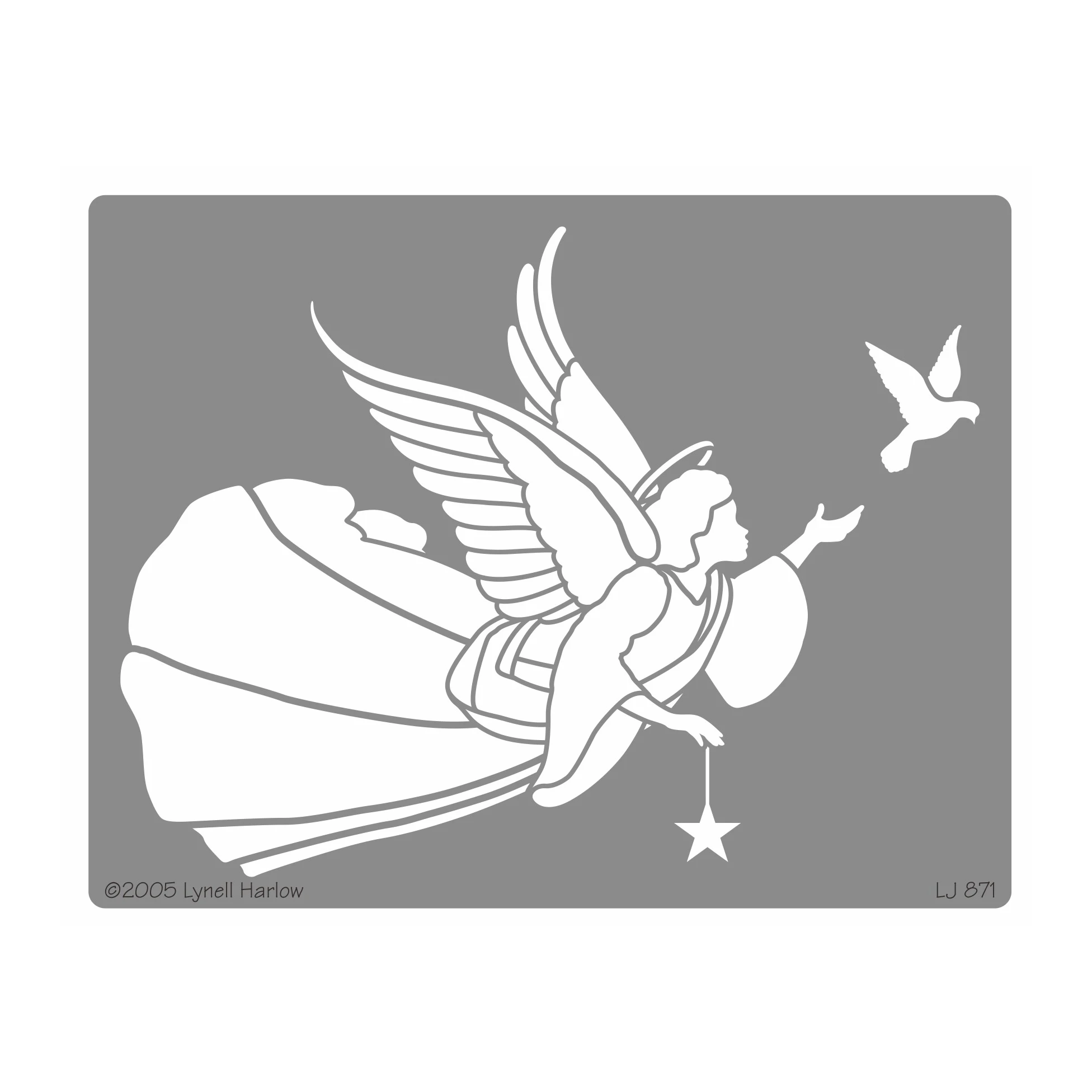 

Embossing Dreamweaver Stencils LJ 871 Angel