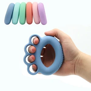 Ручной захват для пальцев Силиконовое кольцо для силовых захватов медицинское оборудование для тренировок Легкая очистка сопротивление круг экспандер для фитнеса