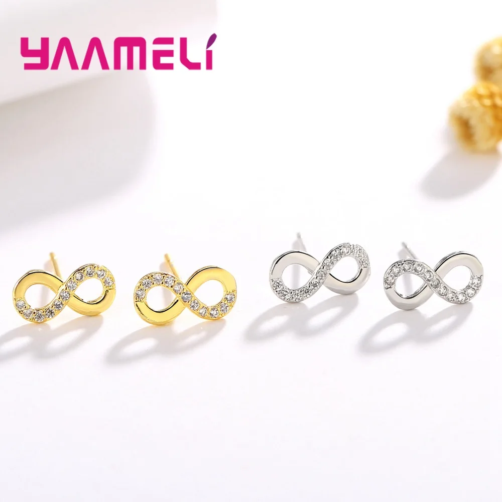 Реальное чистое серебро 925 пробы значок бесконечности любовь фотоэлемент для