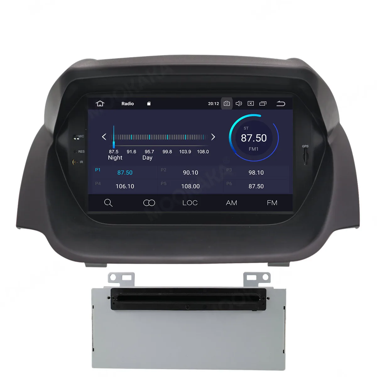 Android 10 0 CD DVD плеер для Ford Fiesta 2013 2016 сенсорный мультимедийный GPS навигатор Mirror Link PX6 4