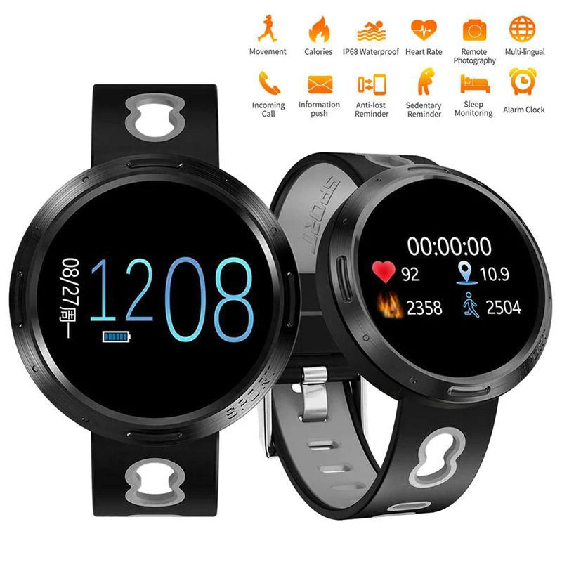 Смарт часы фитнес трекер для мужчин кровяное давление пульсометр плавания