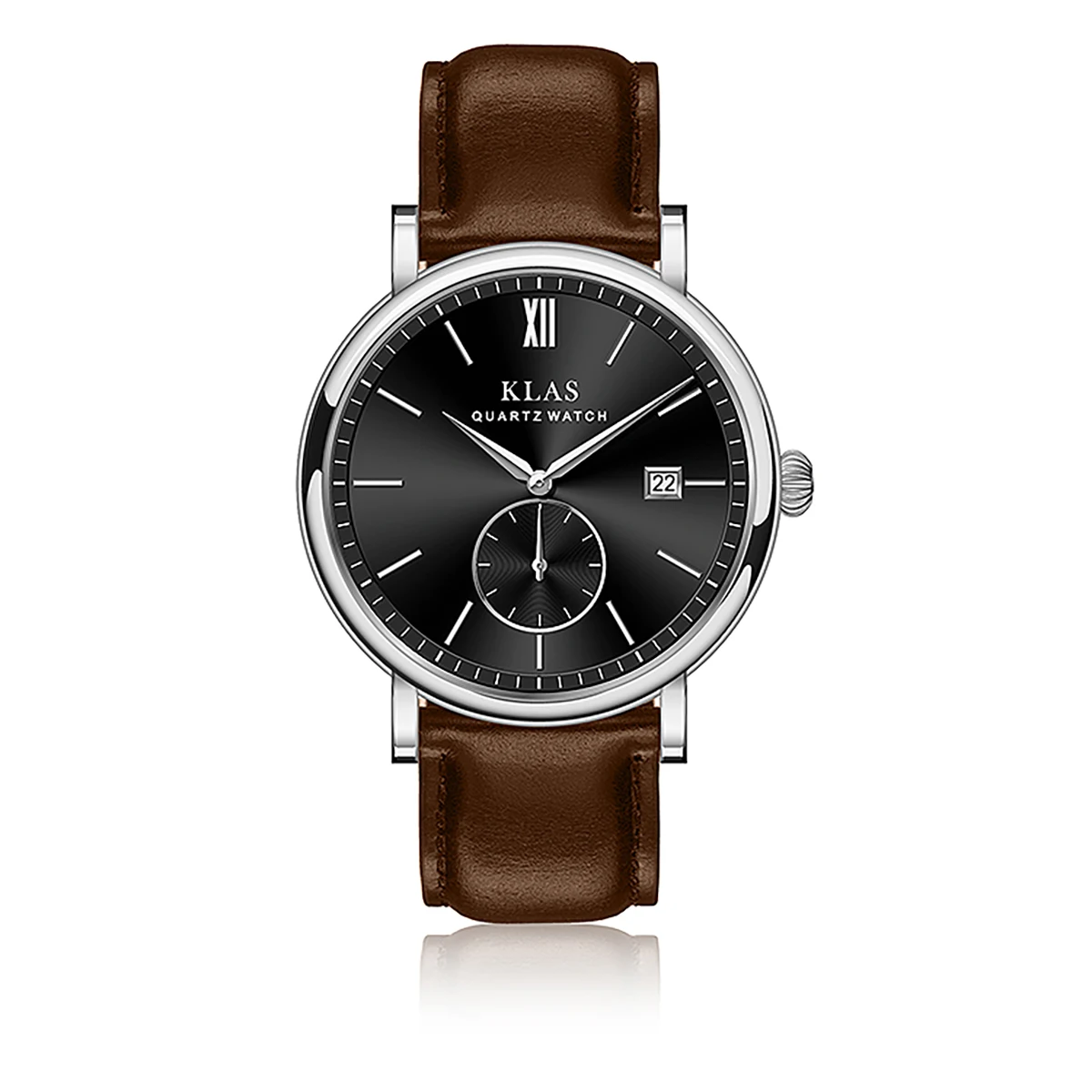 

KLAS Men's Wrist Watch Gentleman Style Quartz Freeshipping Packing For GIft Box