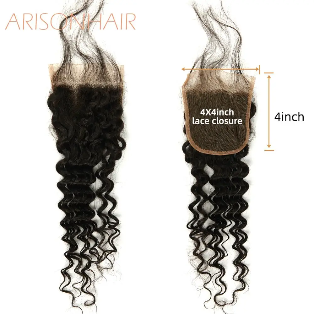 

Human Hair Curly Lace Closure Swiss Lace Brazilian beauty forever Remy Hair Lace Blackmoon Hair10-20inch