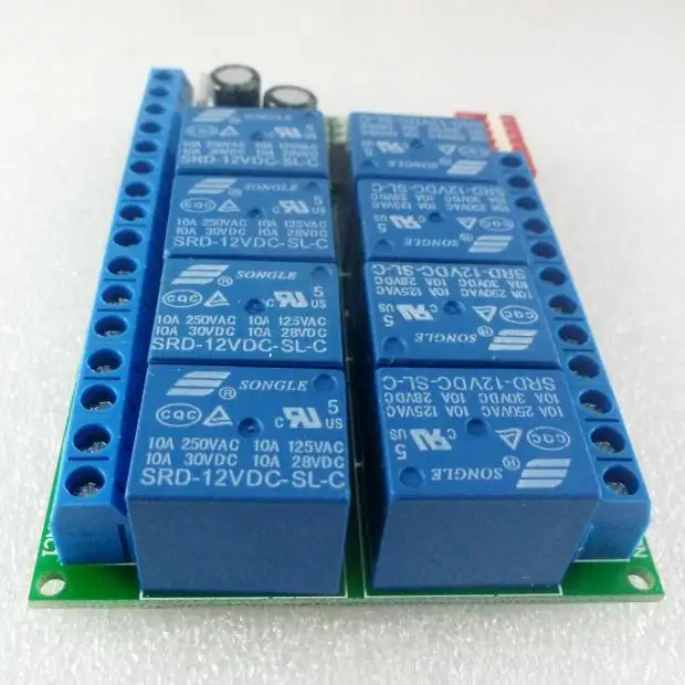 Плата переключателя релейного модуля 8 каналов 12 В Modbus RTU RS485 | Инструменты