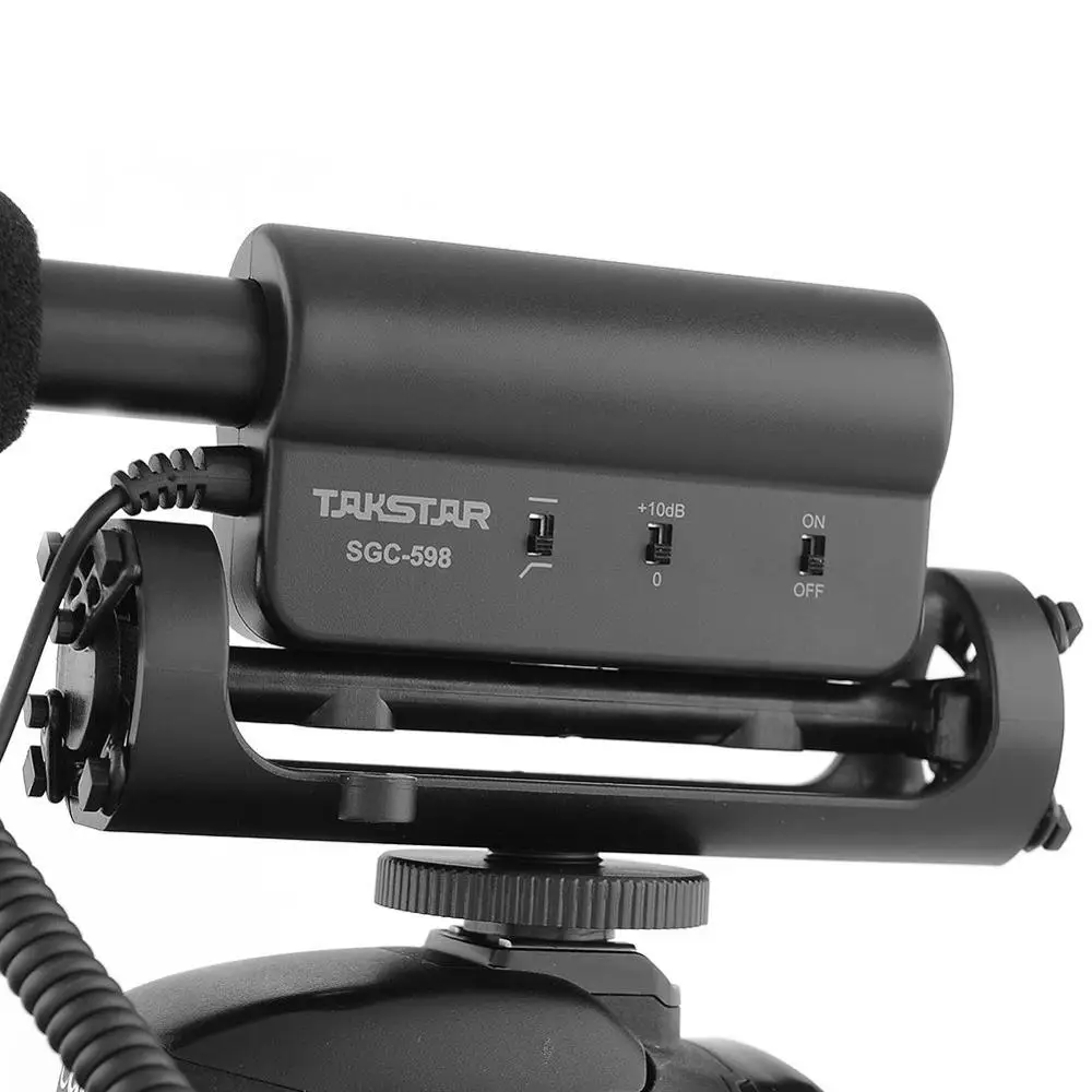 Takstar SGC 598 фотография интервью дробовик микрофон для Nikon Canon DSLR камера DV