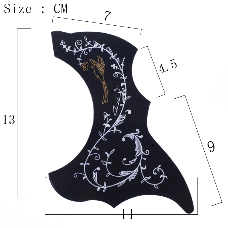 10 шт. Алиса акустической гитары Палочки гвардии A025M R54mm черный Цвет &quotВиноградная