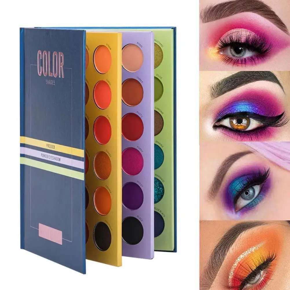 

Hot Makeup 72 Colors Three-layer Book Style Make Up Cosmetic Highlight Eyeshadow Palette Matte Pearlescent Eye Shadow