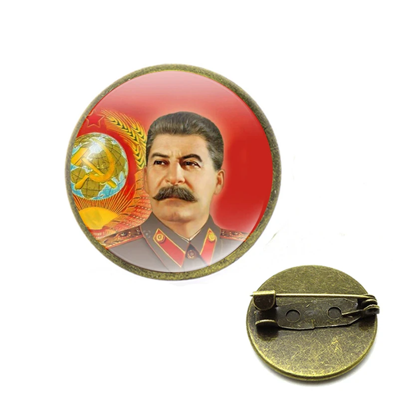 Броши с символом СССР Красная звезда серп молоток шпильки холодная война
