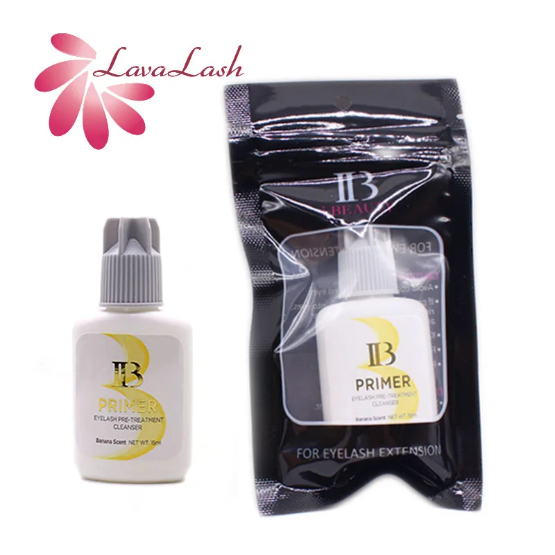 

IB i-Beauty Original Korea Eyelash Extension Primer Lash Adhesive Primer Banana Scent 15ml with Private Label Wholesale