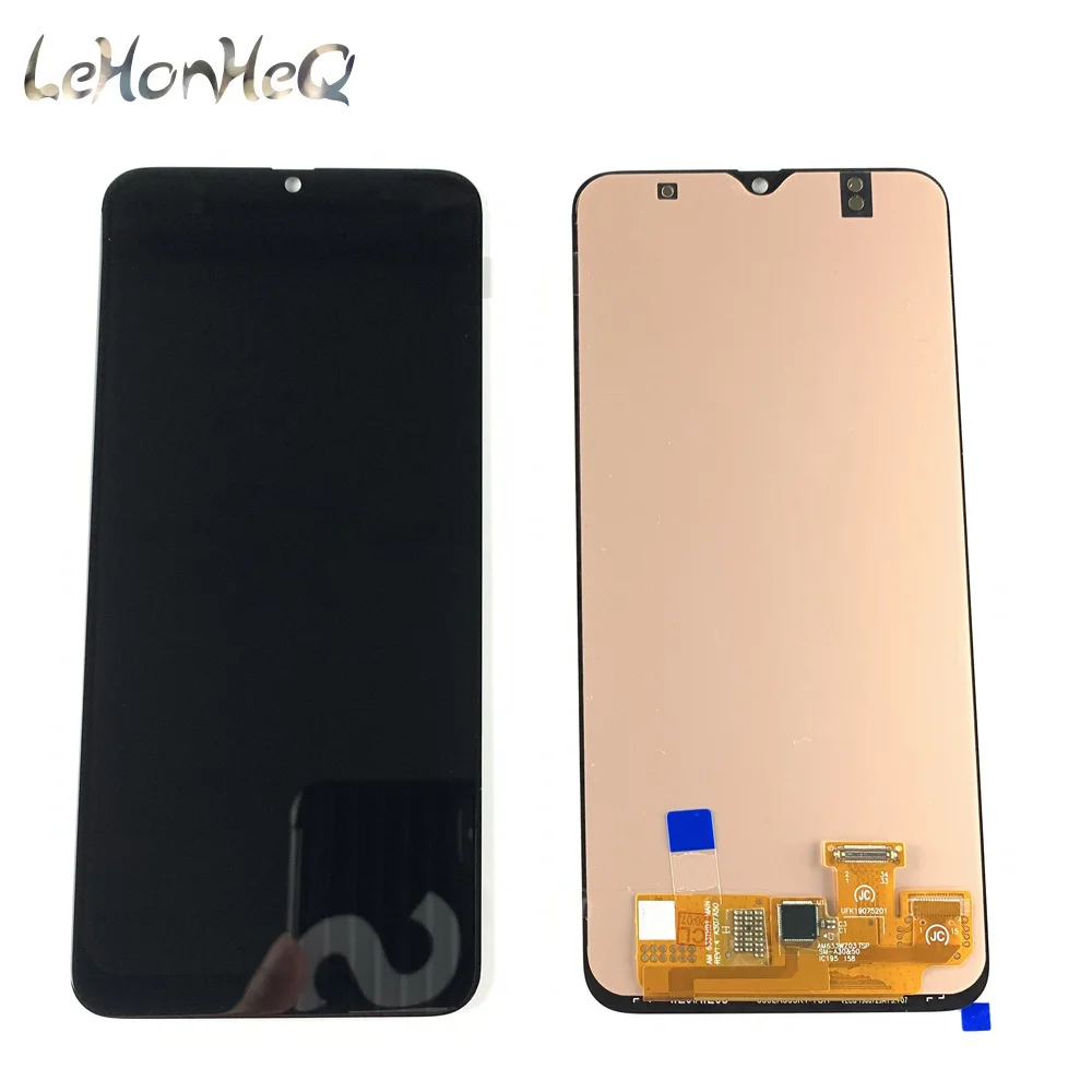 Pantalla LCD OLED para m&oacute;vil, digitalizador de pantalla t&aacute;ctil para samsung Galaxy A20, A30, A50, A205, A305, A505, A30S, A307, lote de 3 piezas-2