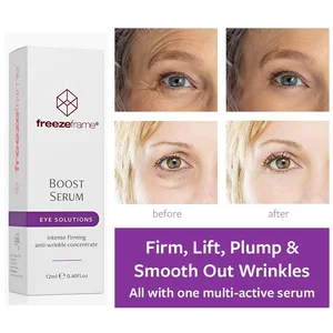 Австралийская сыворотка Freezeframe с гиалуроновой глюкуроновой кислотой для укрепления морщин, линий, растворов для глаз, мешков для провисания кожи