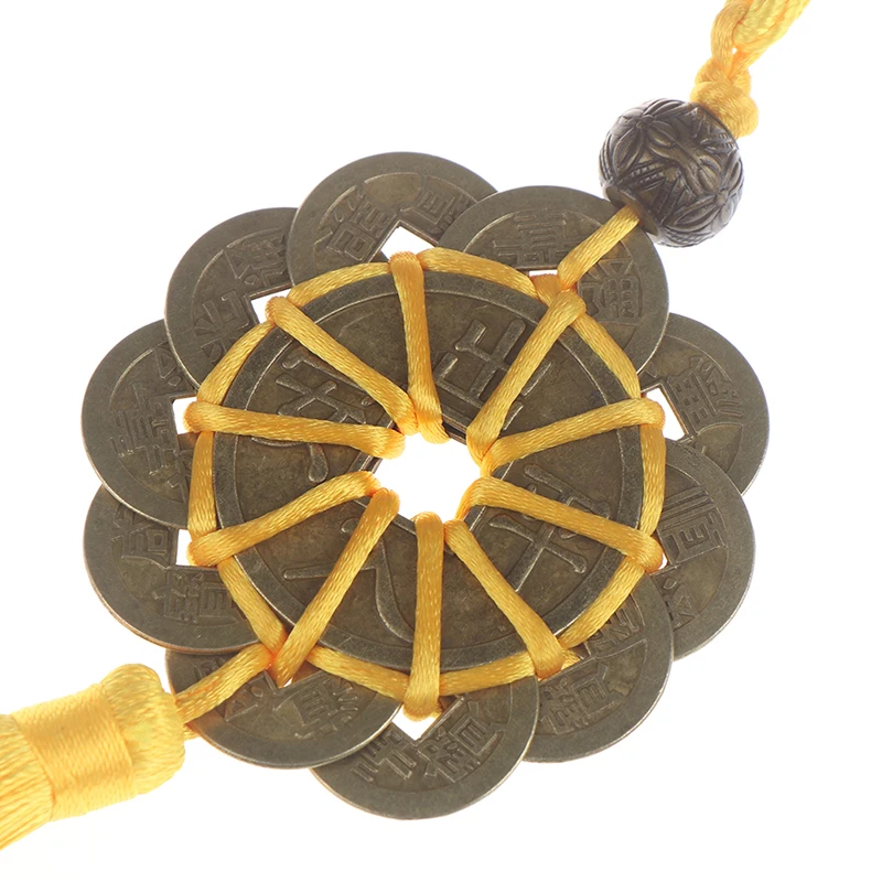 Талисман фэн-шуй в традиционном китайском стиле вешалка для монет 1/6 удачи