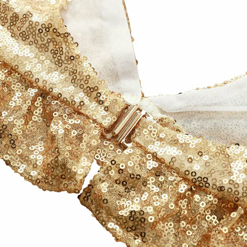 Женская сексуальная майка без рукавов с блестками облегающая блестящая рубашка