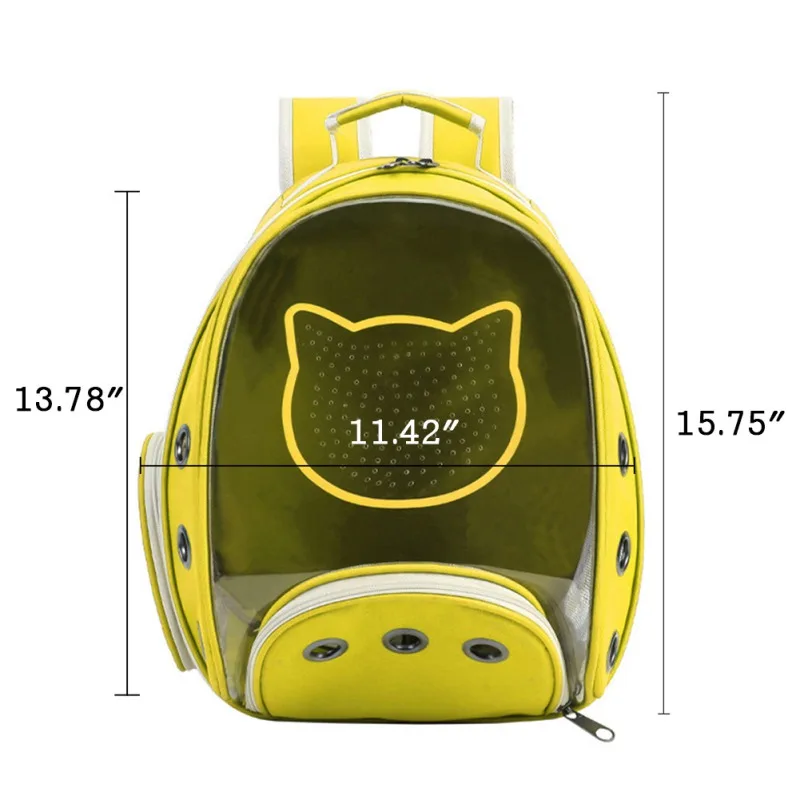 

Cat Carrier Bags Transparent Breathable Pets Carriers Pets Carrying Bag Travel Outdoor Pets Backpack Cats Product Supplies