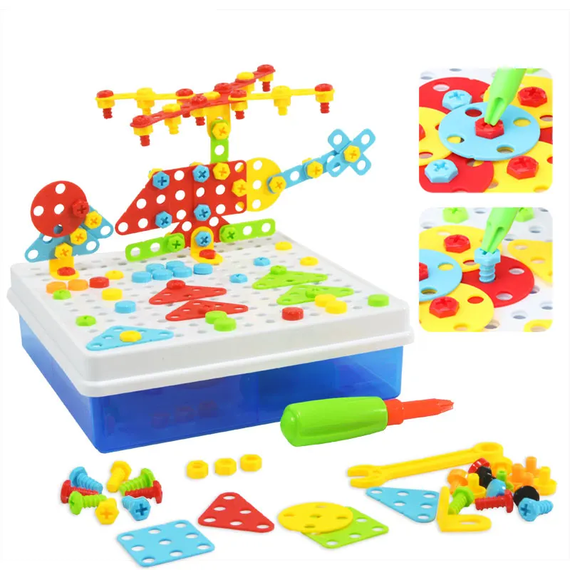 Набор детских игрушек для электрической дрели и гайки | Игрушки хобби