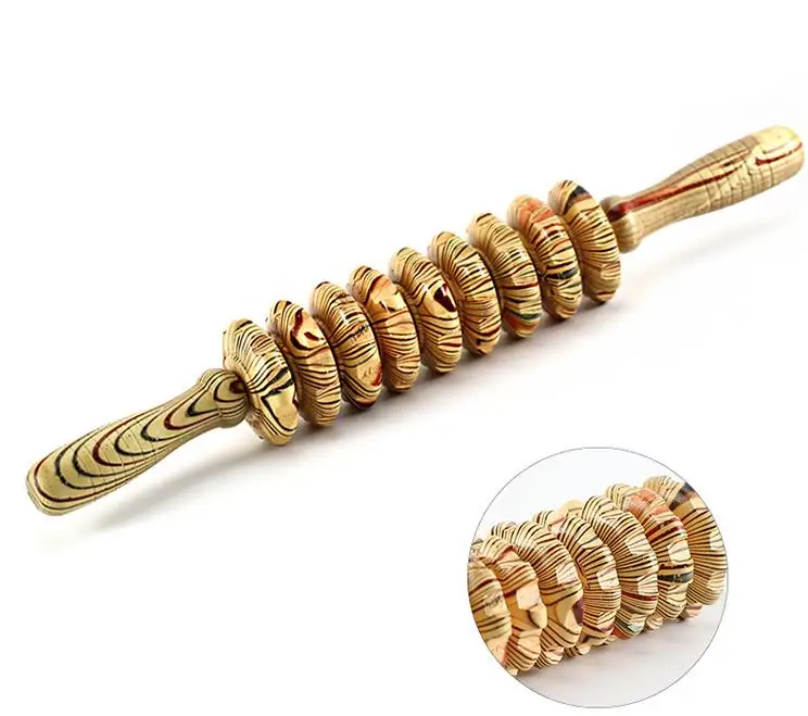 Деревянный многофункциональный массажный ролик для всего тела оборудование