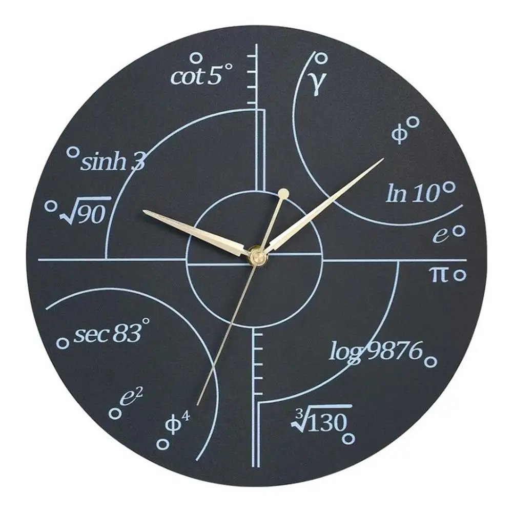 Математические уравнения и нотации математическая доска настенные часы