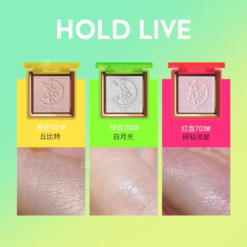 HOLDLIVE Хайлайтер для лица осветитель бронзаторы палитра макияж набор свечения