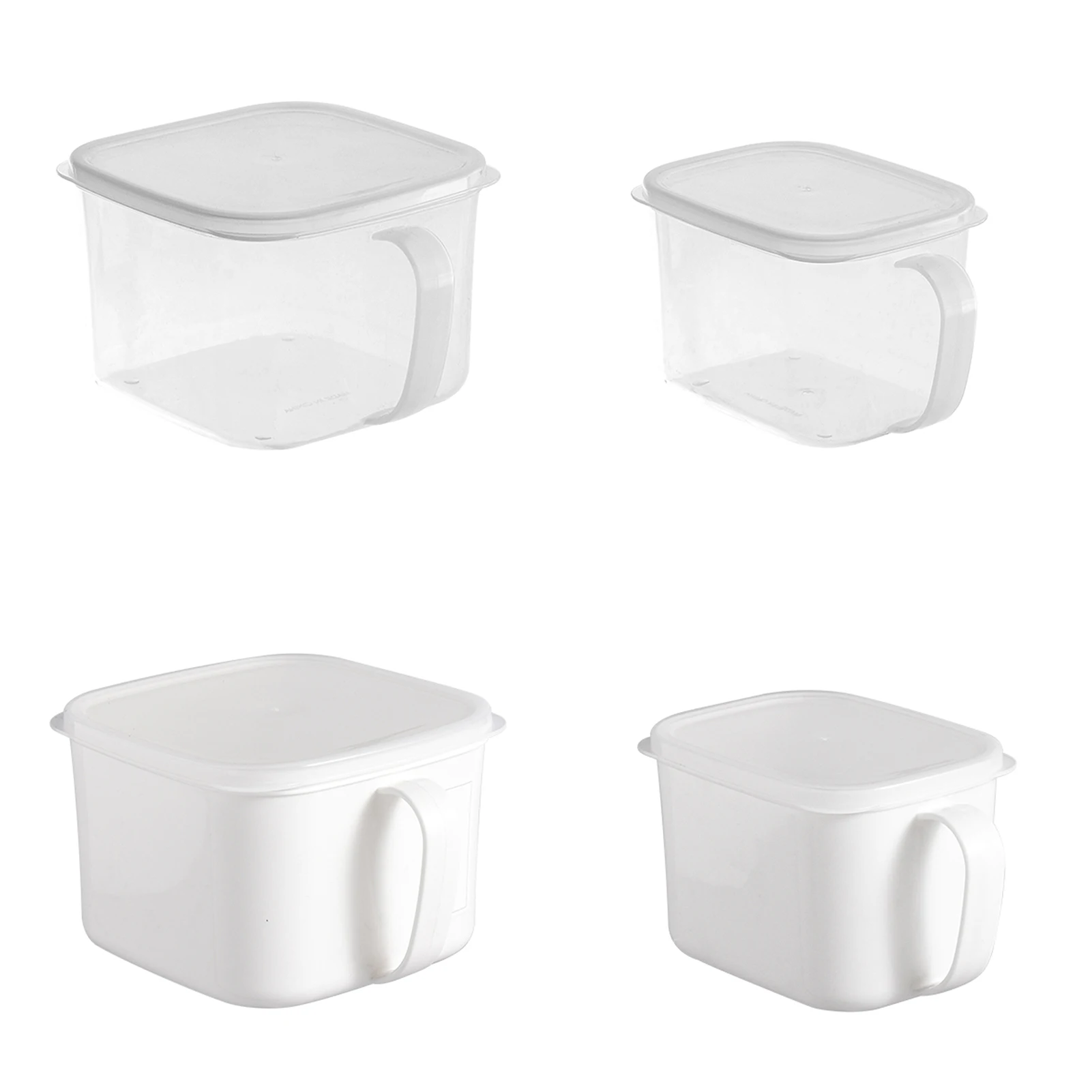 

Transparent Kitchen Storage Box Sealed Jar Grains Storage Kitchen Organizer Plastic Food Container Refrigerator Food Boxes