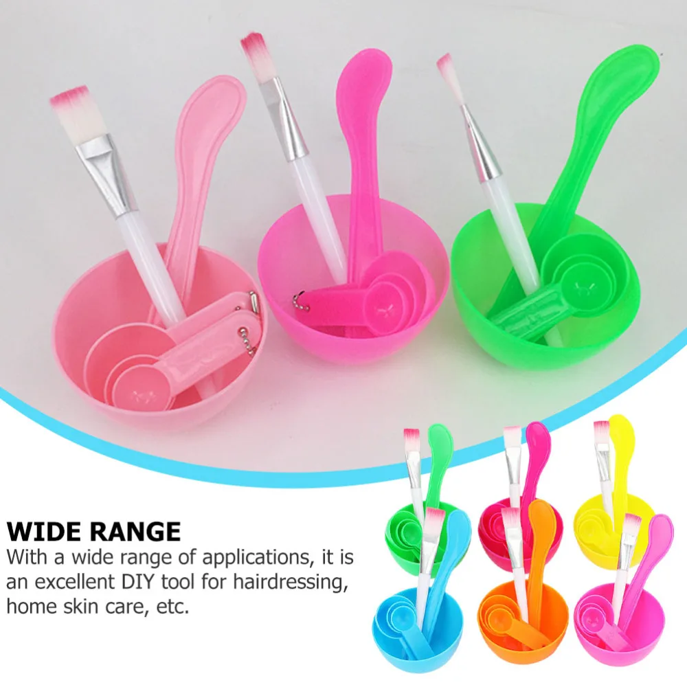

6pcs Facial Mask Bowls with 18 Measuring Spoons and 12 Mask Brushes Mixing Tools