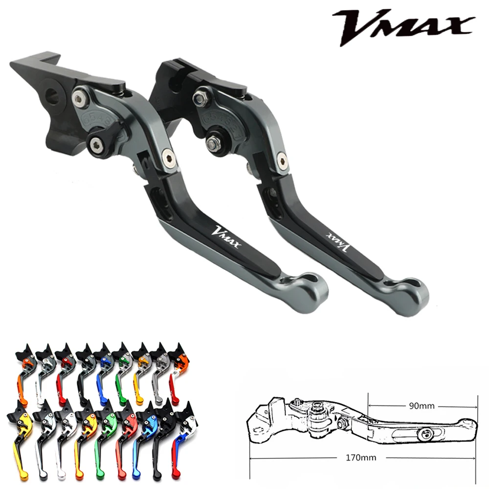 

For Yamaha VMAX V-MAX V MAX 1200 1985-2008 1986 1987 1988 1989 1990 1991 1992 1993 1994 Motorcycle Brake Clutch Levers VMAX1200