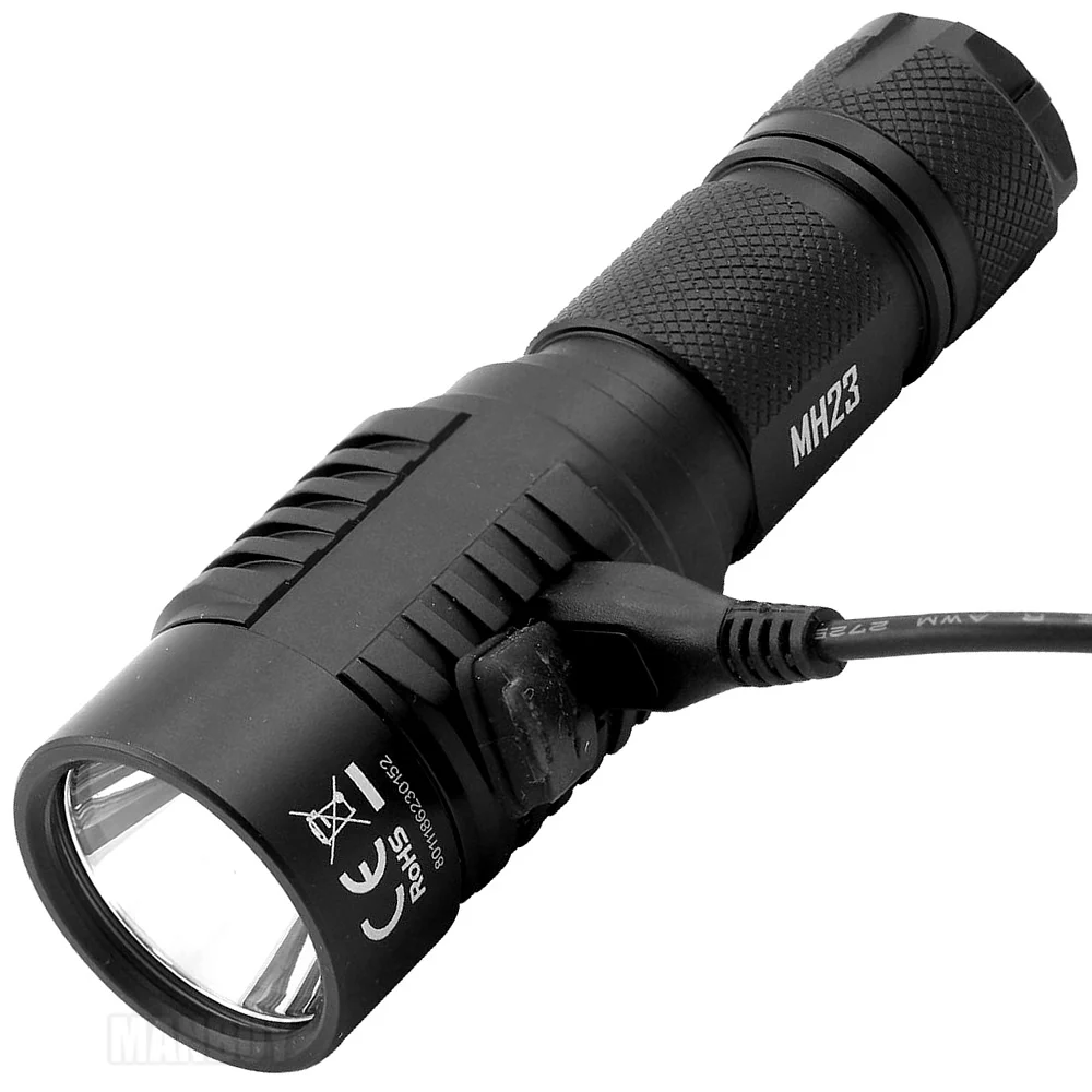 Перезаряжаемый светодиодный фонарик NITECORE MH23 1800 люмен 7 режимов светодиодная