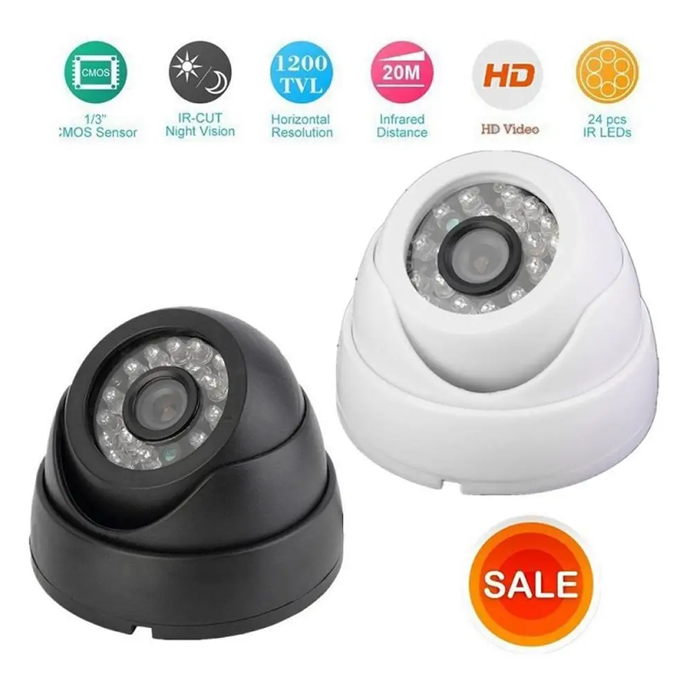 Камера для домашнего наблюдения HD камера за домом 1200 ТВ L 24IR ночное видение 3 6 мм