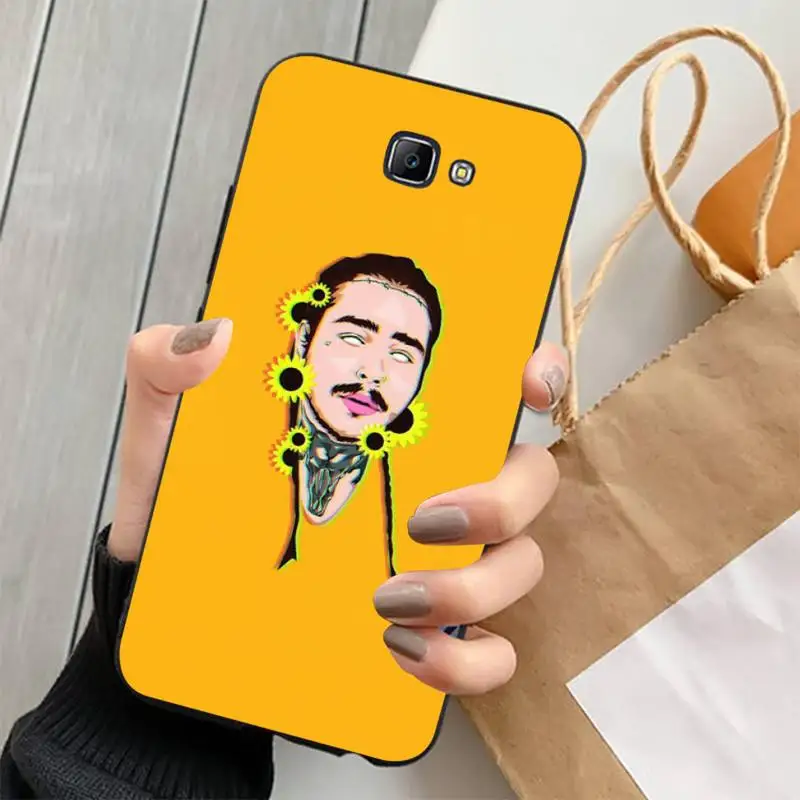 Художественный чехол Yinuoda Post Malone для телефона Samsung J4 plus J2prime J5 J6 2016 J7 8 core 2017 |