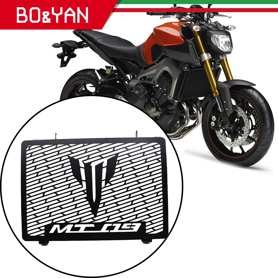 Защита для радиатора мотоцикла Yamaha MT09 MT 09 XSR900 FZ09 FJ09 Tracer900 2014 2020|Накладки и