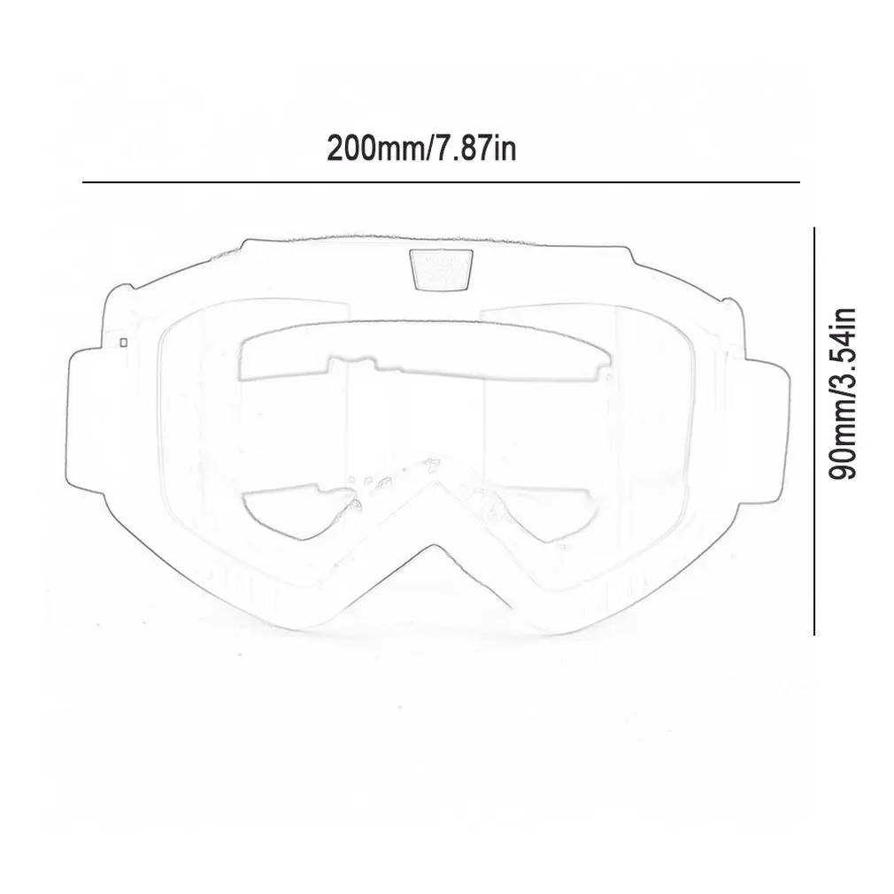 

Motorbike Goggles Eye Protection Riding Eyewear Windproof Helmet Moto Goggles Outdoor Sport Glasses