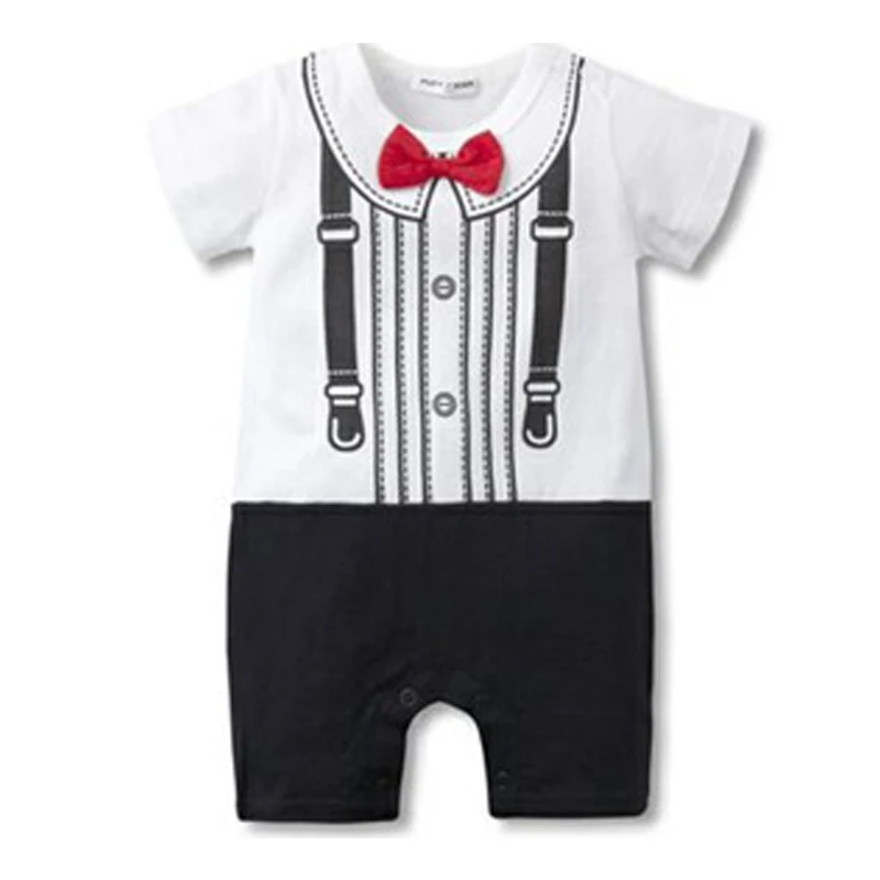 2019 горячая Распродажа крутые хлопковые комбинезоны для новорожденных мальчиков