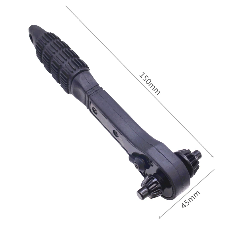 Высокое качество 2 в 1 гаечный ключ сверлильный патрон трещетка маленькая головка