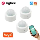 Датчик движения Zigbee 3,0, мини-датчик движения Tuya, датчик движения PIR, интеллектуальный датчик человеческого тела s, совместим с Tuya Smart Life Home Alexa