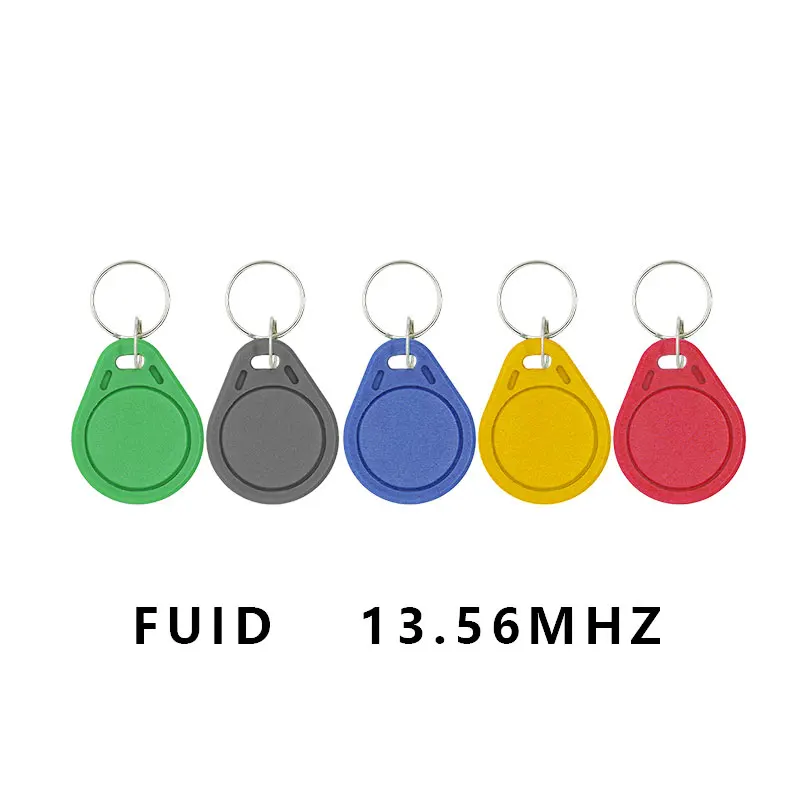 10 шт./лот RFID FUID тег один раз UID; запасной блок 0 записываемый 13,56 MhzFUID карта бесконтактный брелок Токен ключ копия клон