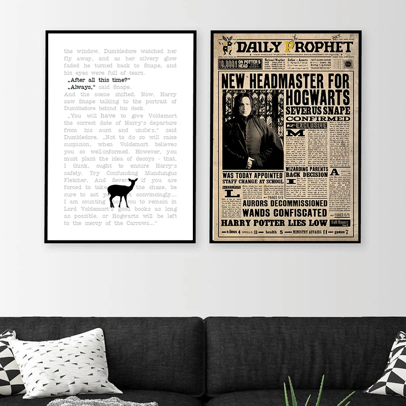 Настенная живопись после все это время холст с цитатами художественный плакат