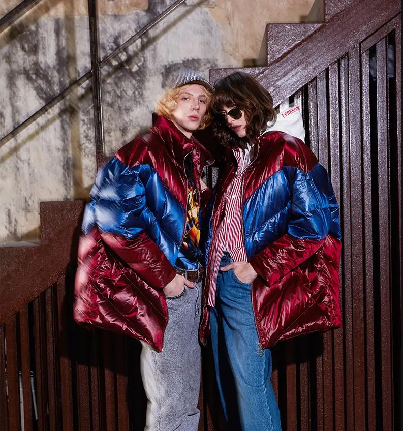 Зимний блестящий пуховик большого размера для женщин 7XL плюс размер и плотные