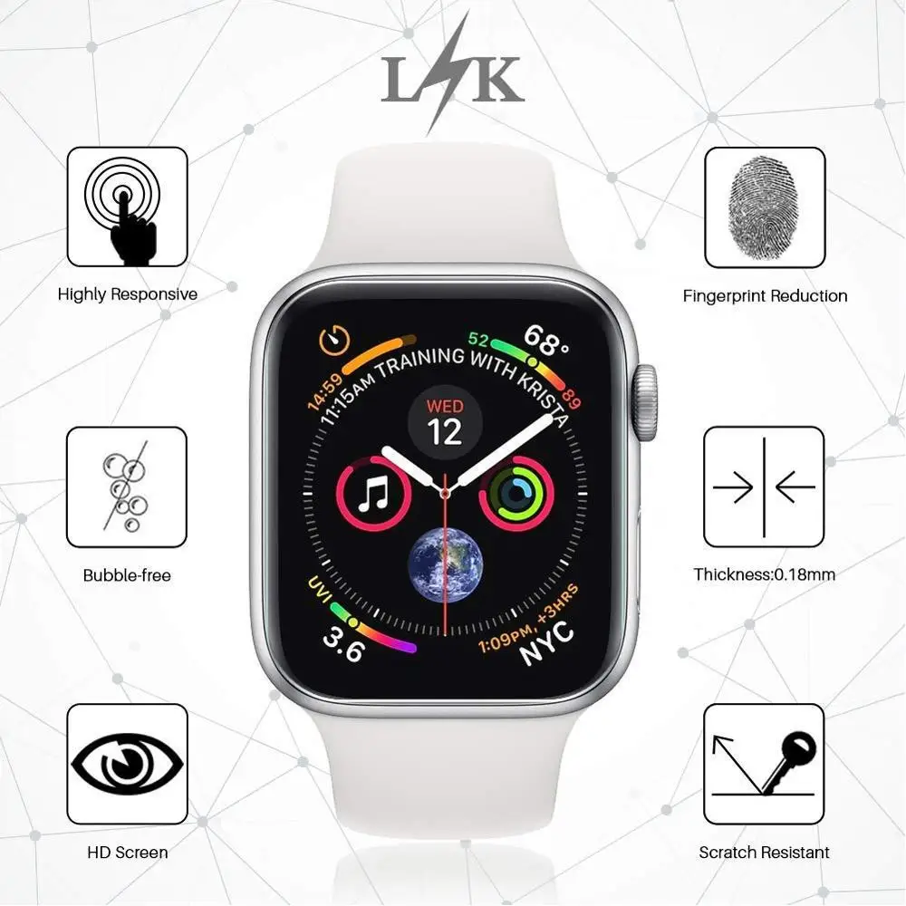 2/5/10 шт. Гидрогелевая 3D пленка для полного покрытия экрана 9H HD Прозрачная защита