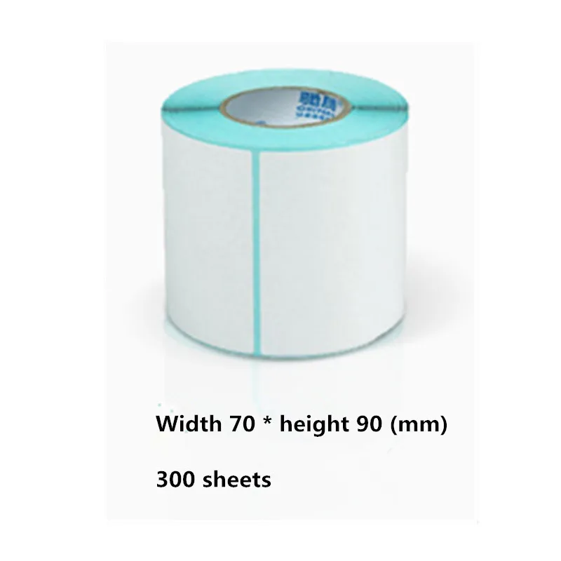 

70*90 мм * 300 листов/рулон, термопринтер, цена продукта, штрих-код, наклейка, этикетка водонепроницаемая