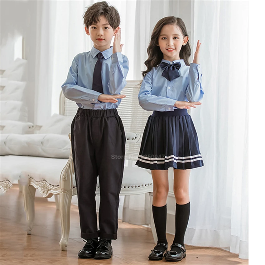 Японская школьная форма для детей младшего возраста одежда маленьких девочек и