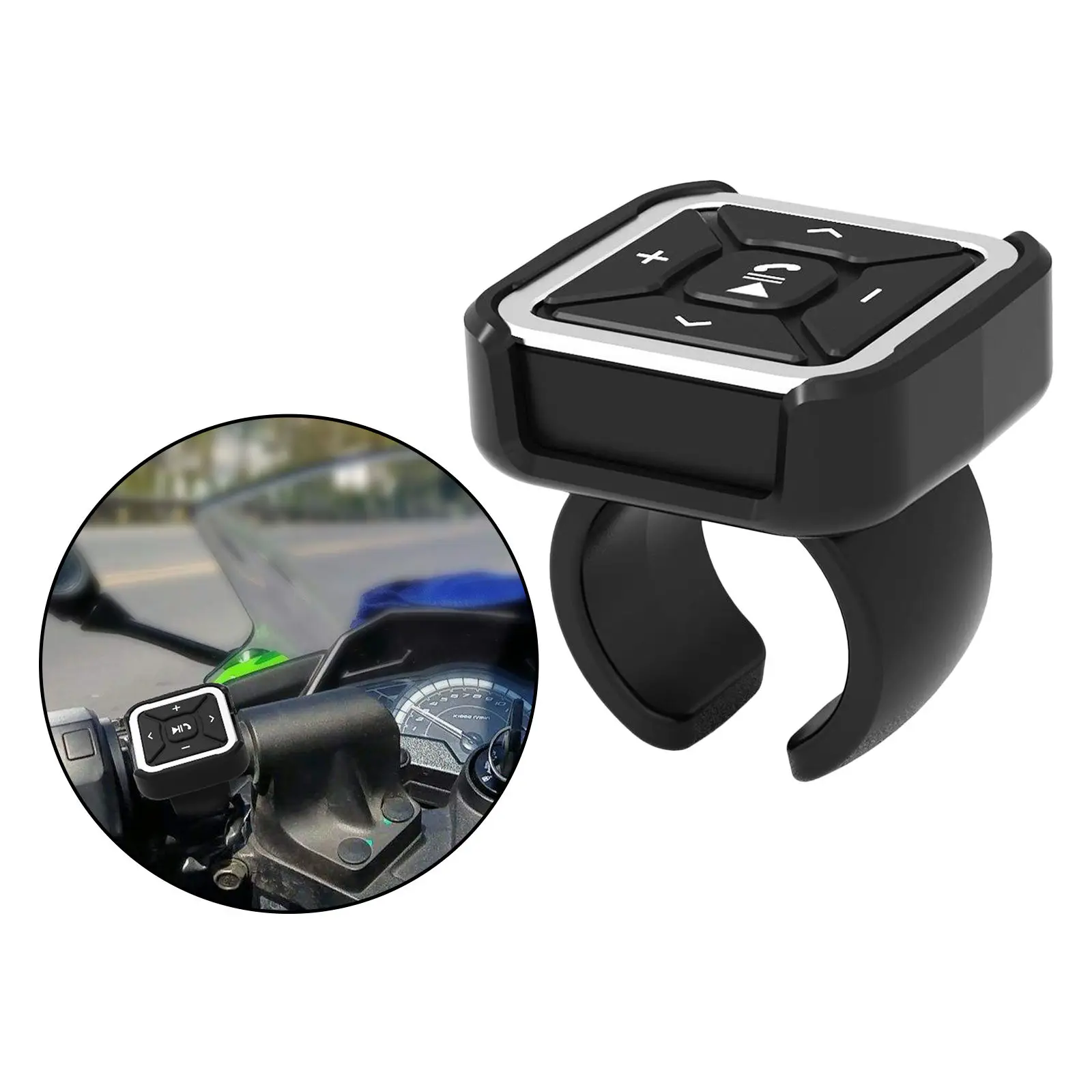 

Bike Car Steering Wheel Bluetooth 5.0 Remote Control for IOS Android IPX4