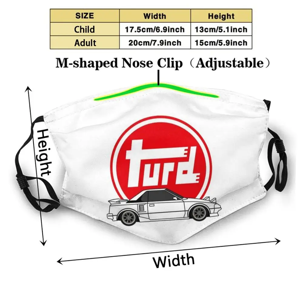 Пылезащитные маски Project Turd с фильтром для детей девочек мальчиков подростков Teq Mr2