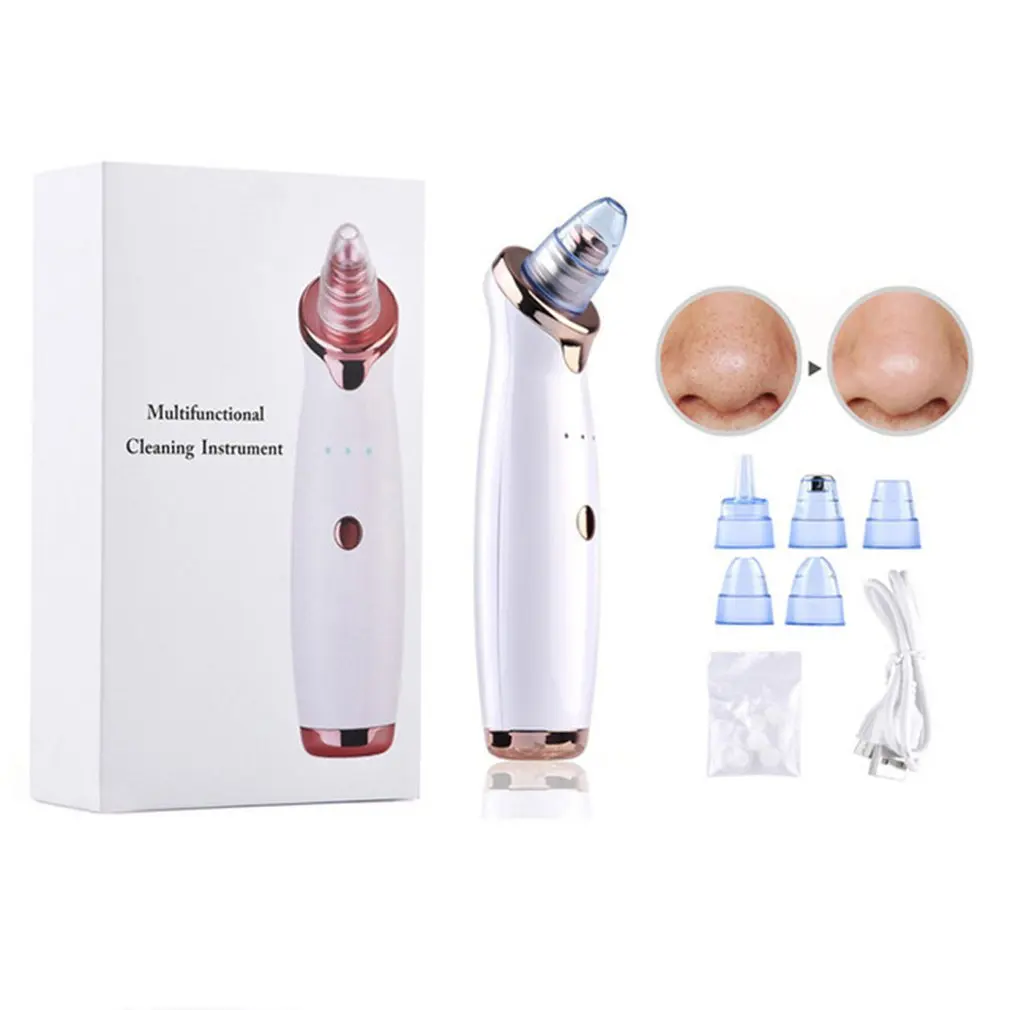 

Blackhead Remover Face Nose T Zone Deep Cleansing Acne Pimple Removal Vacuum Suction Pore Cleaner Diamond Beauty Skin Care Tool