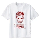 Футболка Dexter мужская с принтом аниме, базовая одежда для мужчин с надписью I Take The Sad, футболка с коротким рукавом, уличный стиль, топы с графическим рисунком