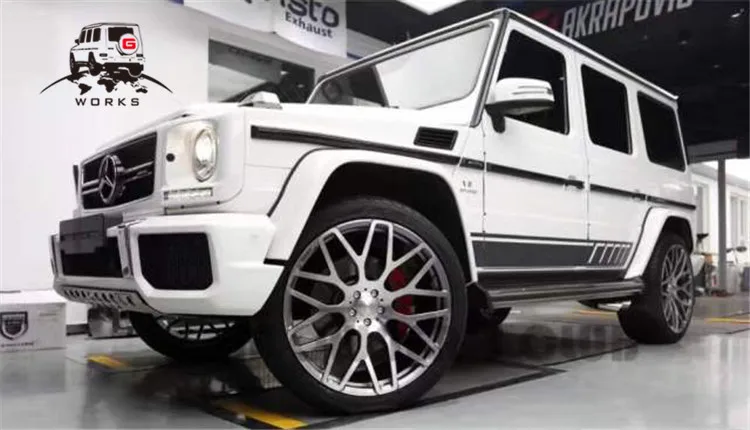 G класс W463 алюминиевый сплав кованые 2" W463 колеса B стиль-2 черный и серебристый для W463 колеса круглый год