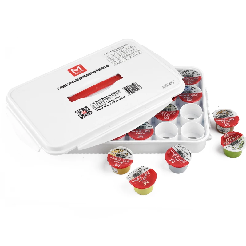 Набор пигментов из желейного пигмента/цветной пигмент для рисования студентов 24