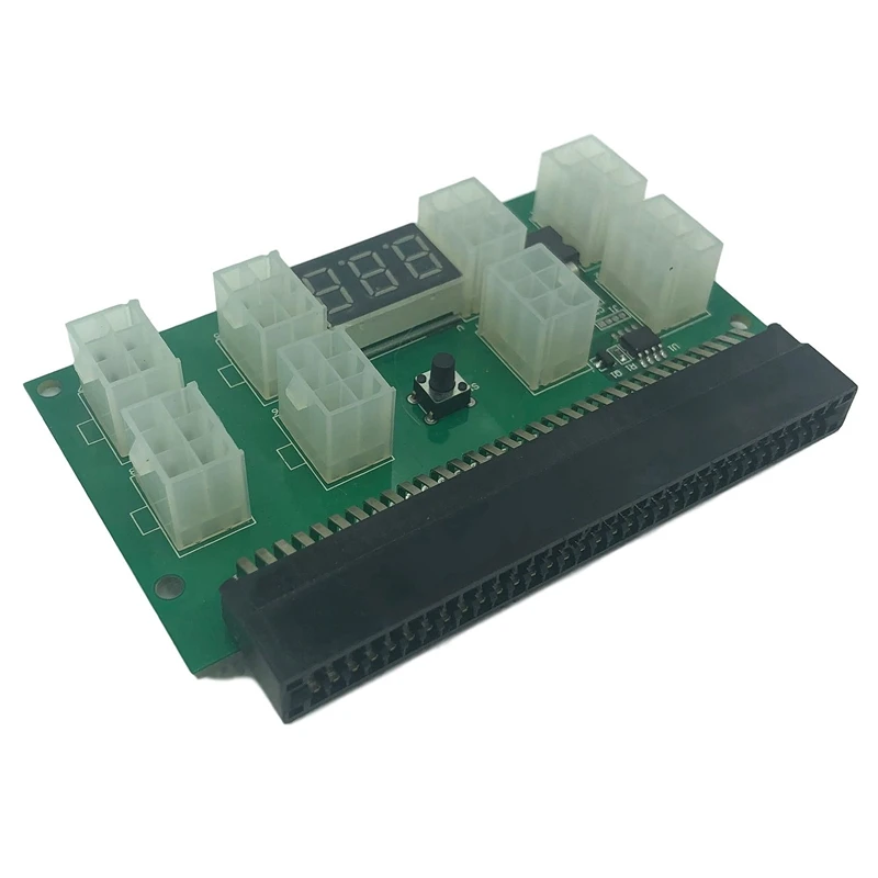 

PCI-E 8X6Pin Power Breakout Board Adapter for HP DL180 360 380G6 G7 750W Server Power Supply with Power Display