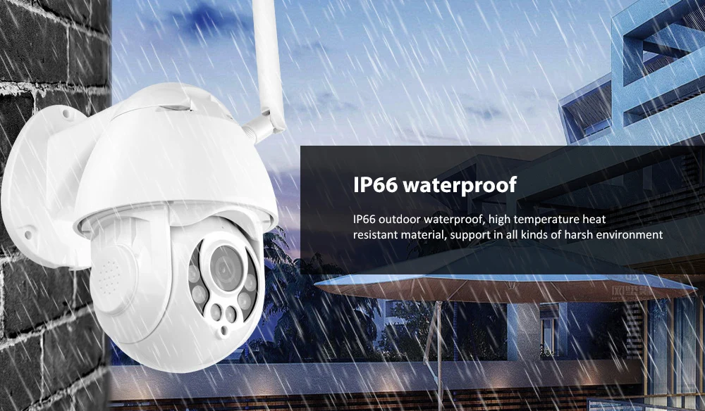 Wanscam K38D 2MP 1080P HD IP камера инфракрасного ночного видения 4x Zoom IP66 Водонепроницаемая 2,5 дюймовая шариковая CCTV уличная сетевая камера