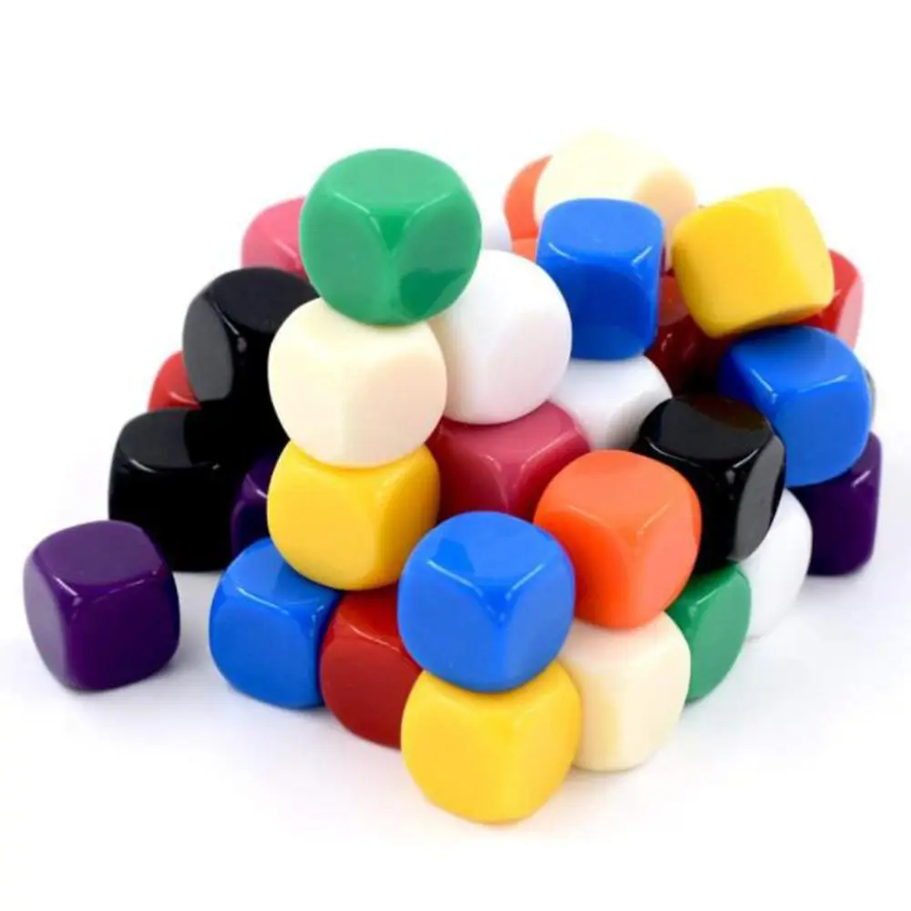 10 шт. забавные DIY пустые игральные кости ручной работы настольные игры Ktv игрушки